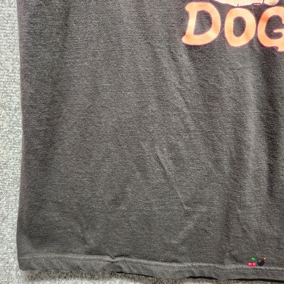 Dog Limited T-Shirt Womens Large Black Adopt A Dog Rainbow Graphic Tee - Picture 4 of 11